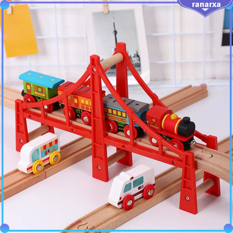 Bộ Đồ Chơi Đường Ray Xe Lửa Bằng Gỗ Dành Cho Bé Trai