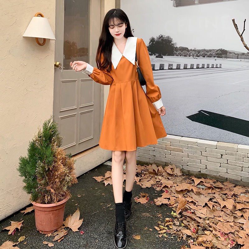 Váy Nữ Xinh Tiểu Thư Bánh Bèo, Váy Xòe Dáng Dài Nữ Quảng Châu Kiểu Dáng Hàn Quốc Vintage | BigBuy360 - bigbuy360.vn