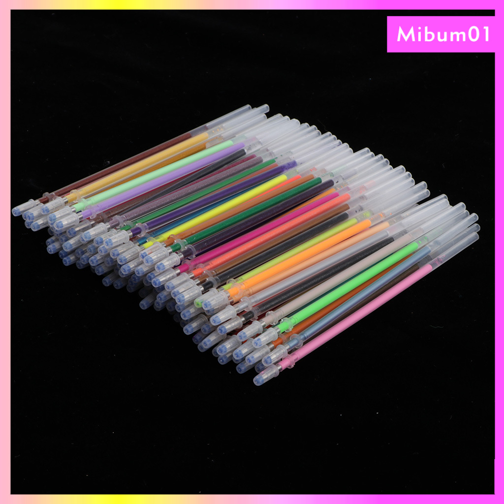 Set 60 / 72 / 100 / 84 Ruột Bút Gel Nhiều Màu Sắc Ngòi 1mm