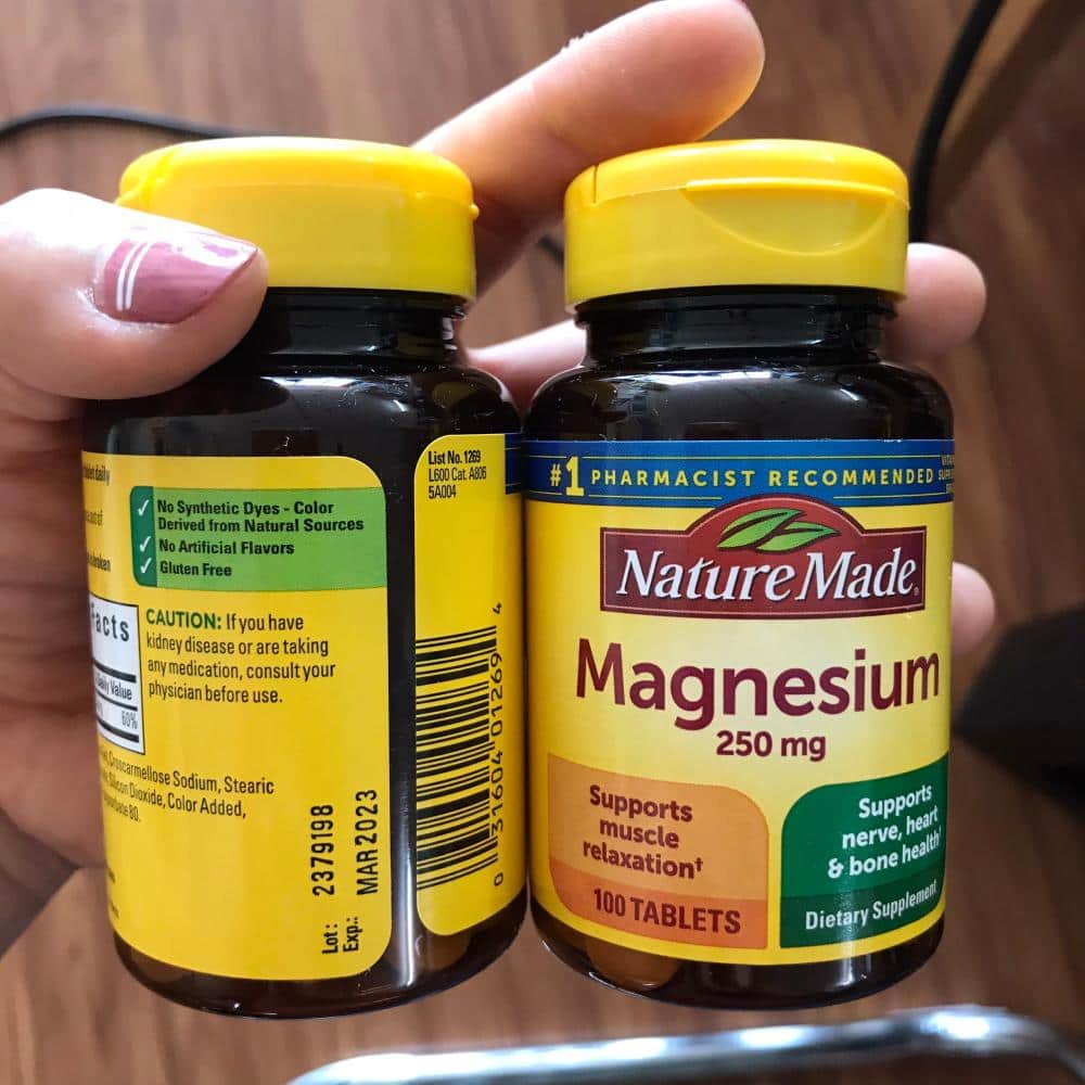 Viên uống bổ sung Magiê Nature Made Magnesium 250mg 100 Tablets