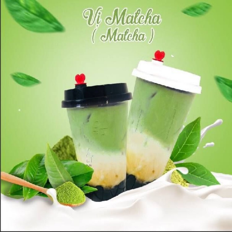 SÉT SỮA TƯƠI MATCHA TRÂN CHÂU ĐƯỜNG ĐEN