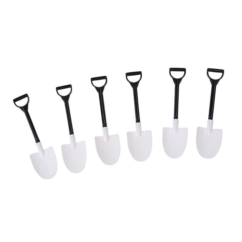 Bộ 50 muỗng nhựa thiết kế hình cây xẻng nhỏ gọn dùng ăn bánh kem