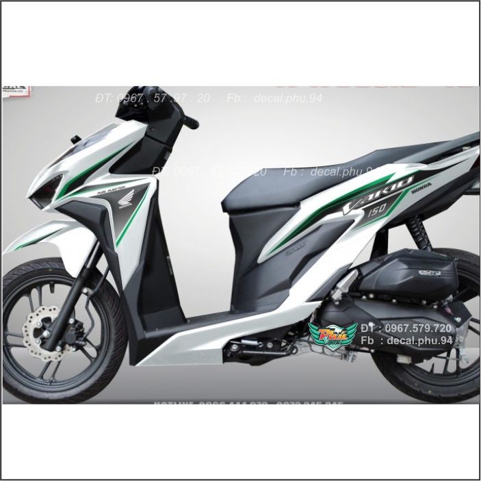 Tem Rời Vario Chỉ xanh đen Trắng (C)