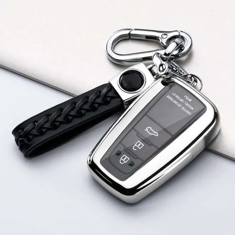 Vỏ Chìa Khóa Điều Khiển Từ Xa Bằng TPU Mềm Cho Toyota Rav4 2021 YARIS Hybryd Camry 70 2020 Prado Corolla Sedan 2019