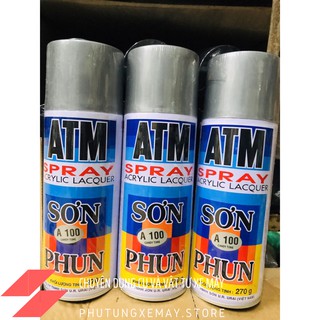 Sơn xịt ATM A100 (màu bạc ánh kim)