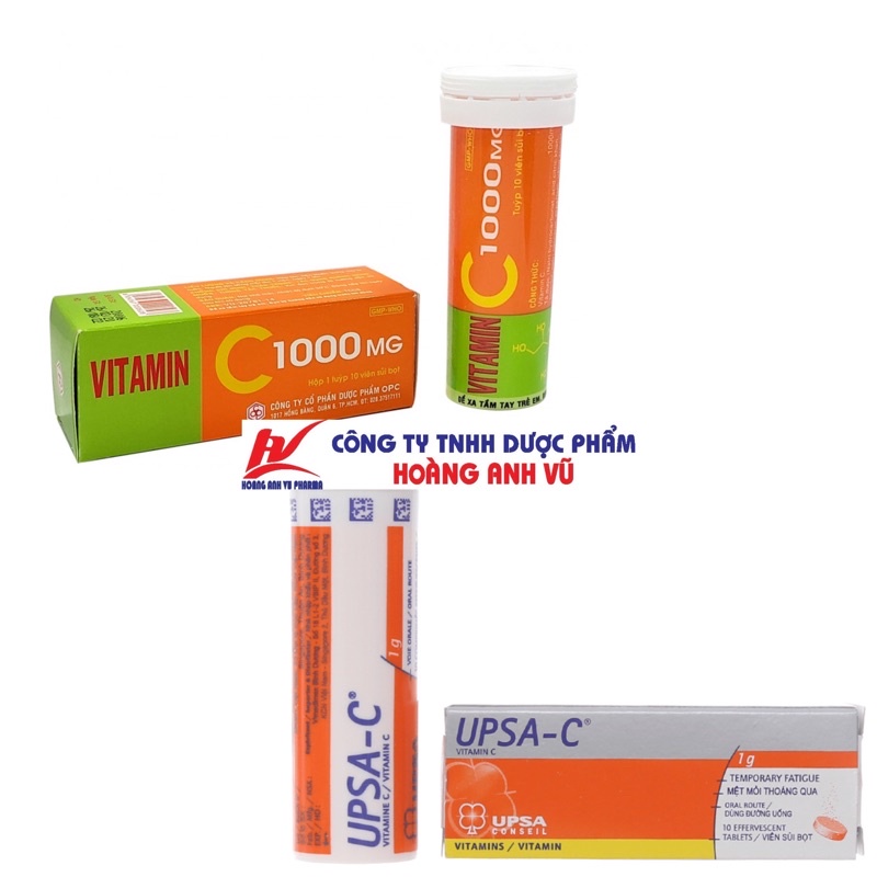 VITAMIN C VIÊN SỦI 1000MG