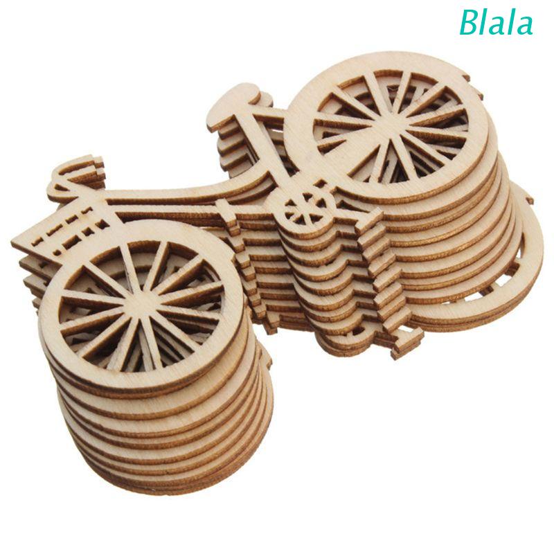 Set 10 Chi Tiết Chiếc Xe Đạp Bằng Gỗ Dùng Trang Trí Độc Đáo