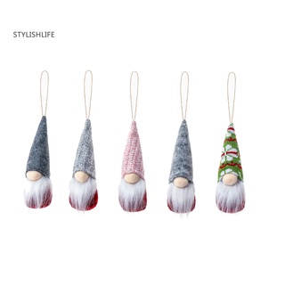 Set 5 búp bê bông trang trí cây thông noel