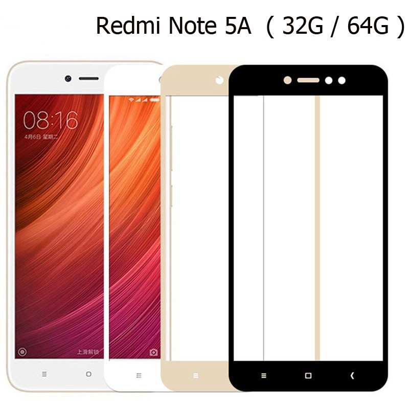 Kính cường lực toàn màn hình cho Xiaomi Redmi Note 5A Prime