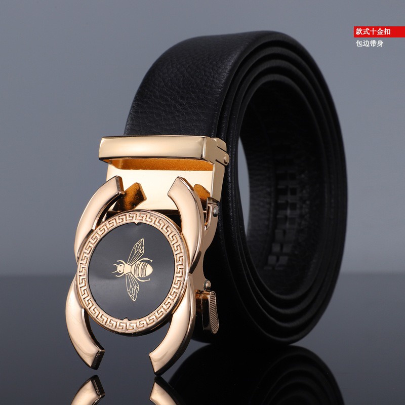 Thắt lưng khóa tự động Da thật cao cấp thời trang BEE15