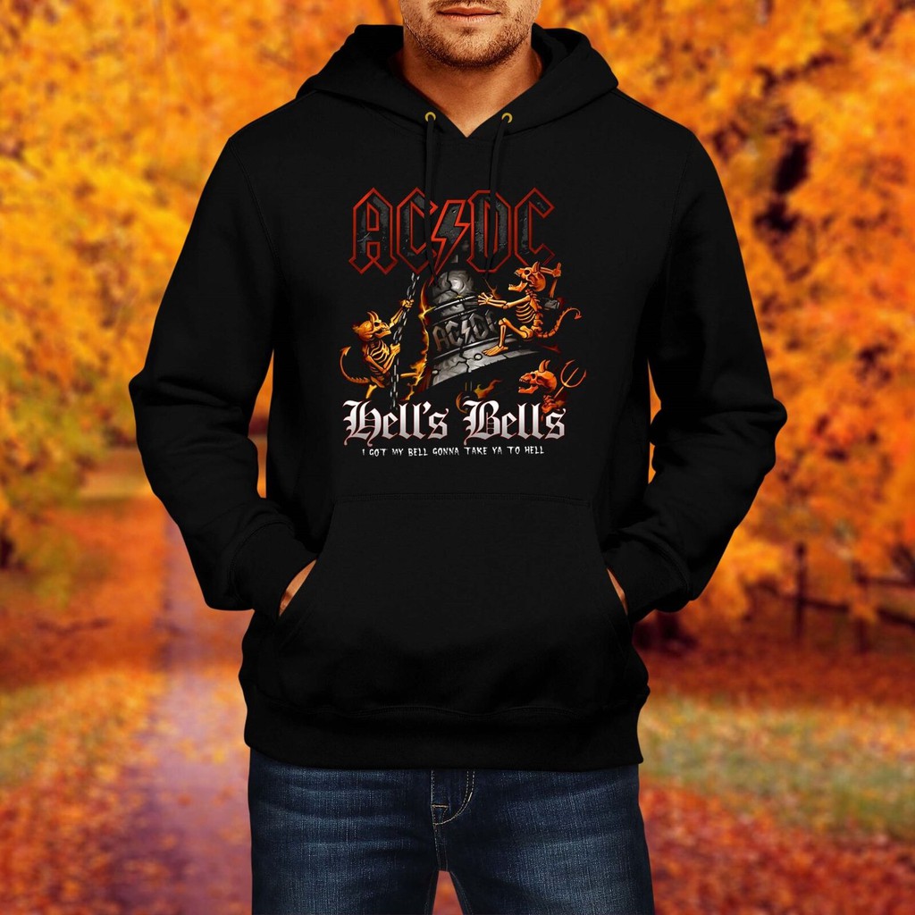 Áo Hoodies Cổ Điển Ac Dc Ac Dc Có Túi 1