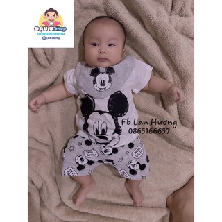 Set bộ Mickey 3 chi tiết kèm yếm