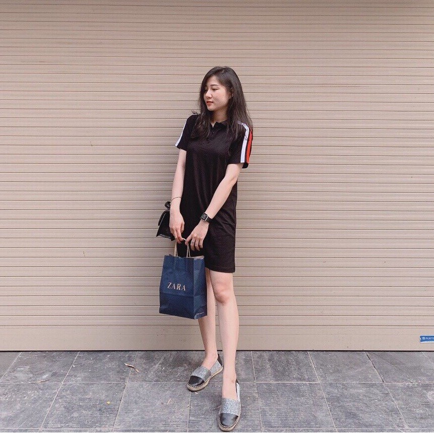 Váy sọc đỏ cho bạn nữ TTG106 | BigBuy360 - bigbuy360.vn