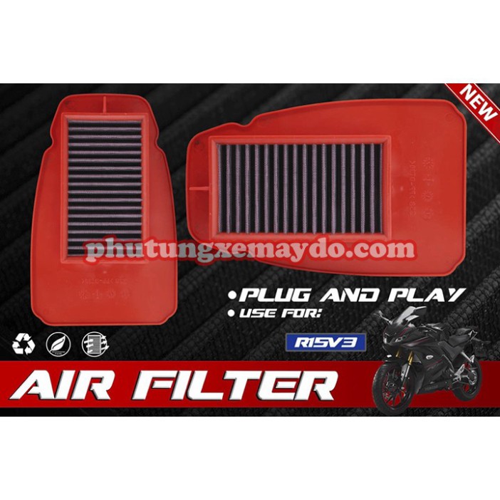 LỌC GIÓ R15 V3 TARACING [BAO ĐỔI TRẢ NẾU HÀNG LỔI]