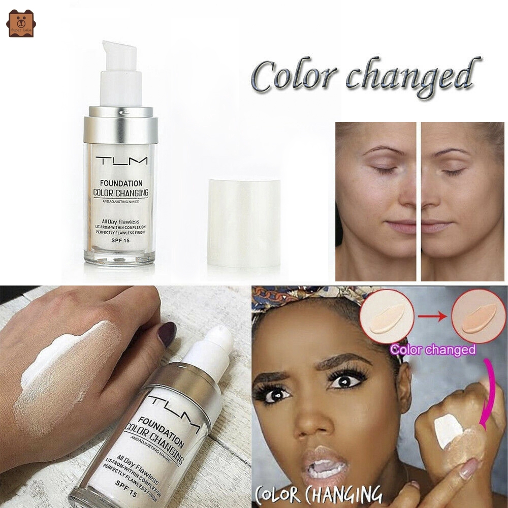 [Hàng mới về] Kem nền che khuyết điểm không tì vết khả năng thay đổi màu độc đáo TLM
