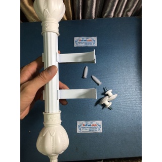 Cây treo rèm cửa, màn cửa đục lỗ ore đầy đủ - bộ phụ kiện treo rèm cửa đục lỗ đầy đủ