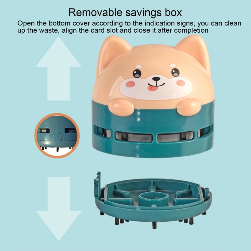 Máy Hút Bụi Mini Di Động Để Bàn Kiểu Hoạt Hình Sáng Tạo Dễ Thương