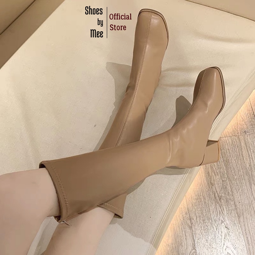 Giày Bốt Cao Cổ Da Mềm, FULLBOX 2021 Shoes by Mee Boots Cao Cấp, Giày nữ Chất Lượng, Chất Đẹp Phong Cách Hàn Quốc | BigBuy360 - bigbuy360.vn