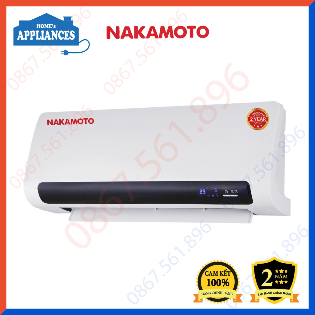 Máy sưởi gốm Cao Cấp Nakamoto Model NK09 Bảo hành 2 năm