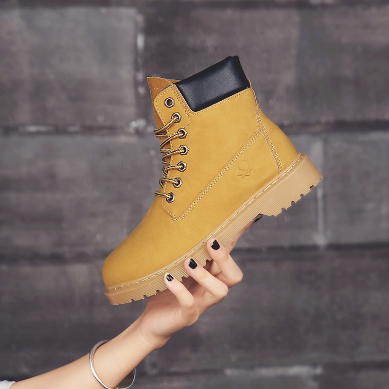 TIMBERLAND ! Giày Bốt Da Thời Trang Dành Cho Nữ