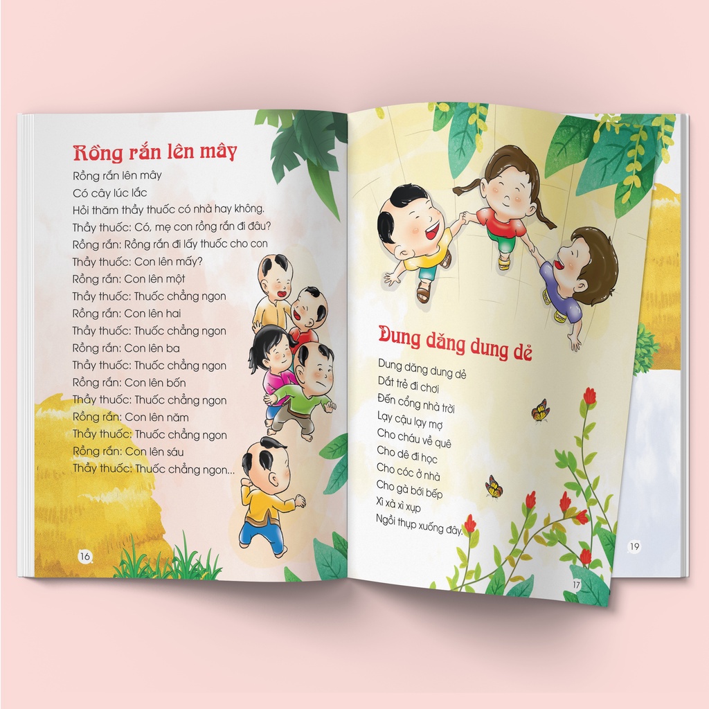 Sách Bộ 4 cuốn Truyện - Thơ - Đồng dao - Câu đố cho Trẻ mầm non