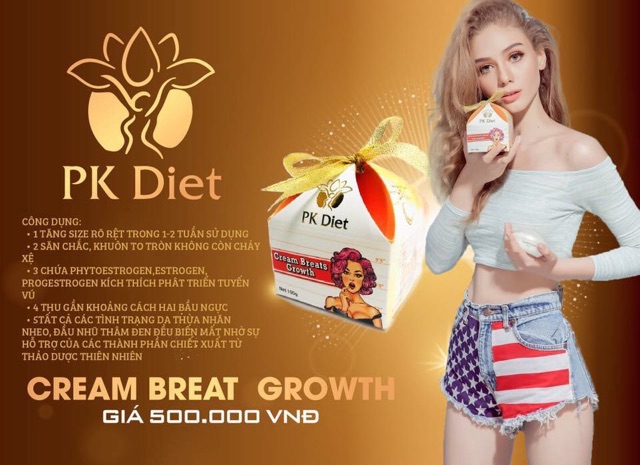 Kem nở ngực PK Diet (Cream Breath Growth) | BigBuy360 - bigbuy360.vn