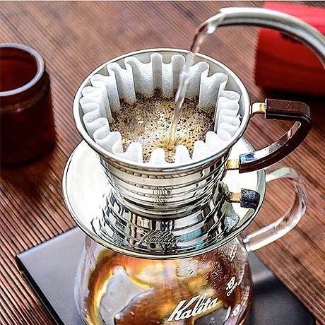 Giấy lọc cà phê Kalita Wave 155 trắng – Hộp 50 tờ A310