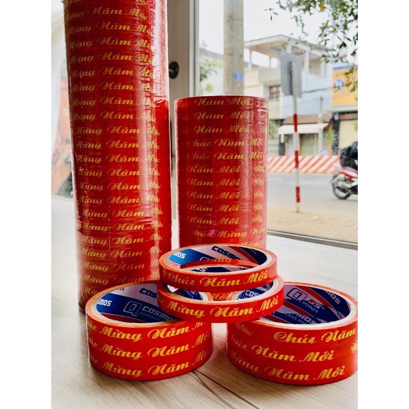 Băng keo dán chúc mừng năm mới