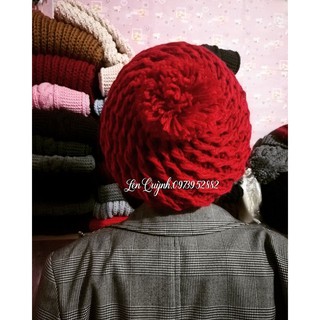 Mũ len handmade, đồ len đan, đồ len handmade kiểu dáng lạ mắt