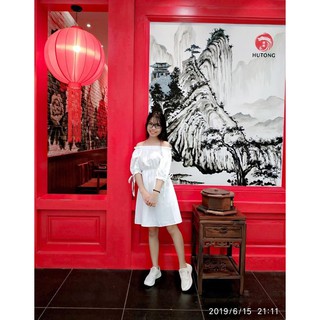 Đồ Đôi - Váy sơ mi đôi trắng đi biển lãng mạn E196 (Có ảnh Feedback)