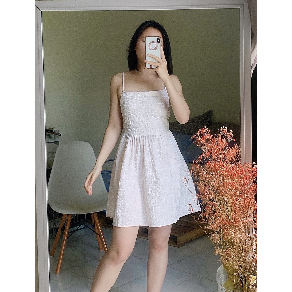 Váy Babydoll in hoa nổi siêu xinhhh