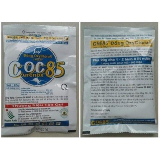 Cốc 85 - thuốc trị nấm, vi khuẩn cho hoa hồng, phong lan
