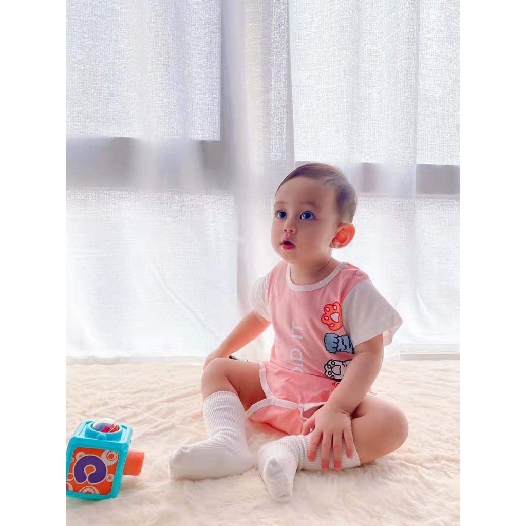 Body Suit Tam Giác Chất Thun Cotton Size 59-80(4kg-12kg), Body Liền Thân Tam Giác Cho Bé Sơ Sinh