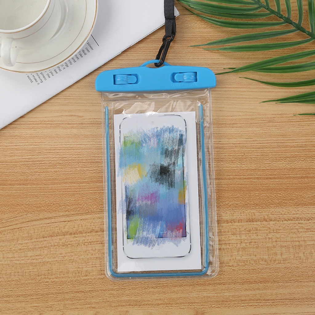 Túi đựng điện thoại H451 chống thấm nước bằng pvc màu kẹo một kích thước