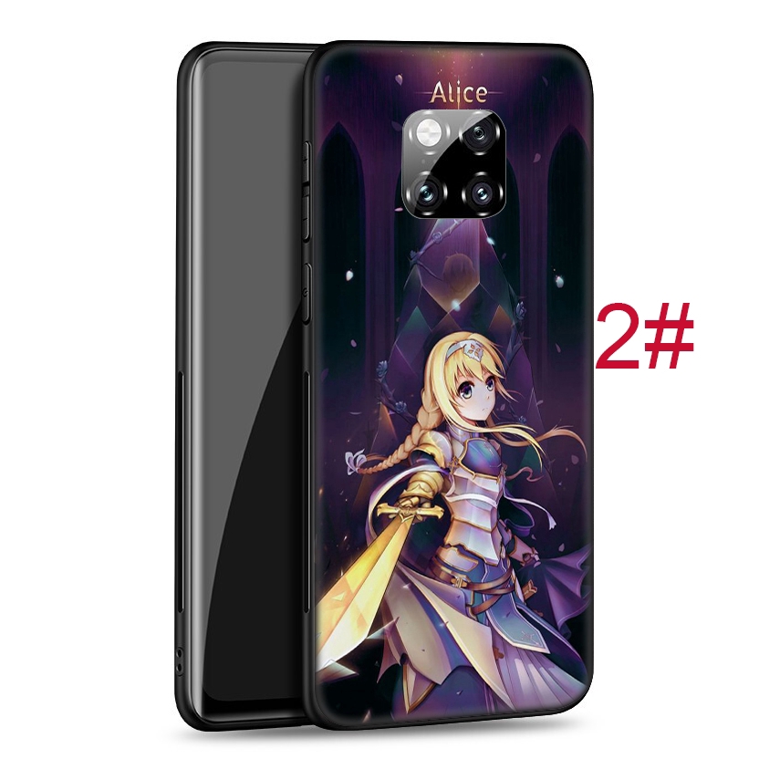 Ốp điện thoại mềm in hình Sword Art Online cho Huawei Mate 30 20 10 Lite Pro Nova 2i 2 Lite