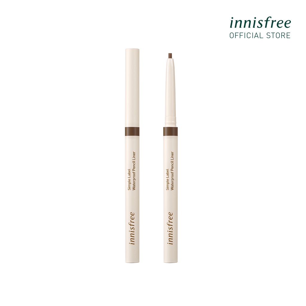 Chì kẻ viền mắt chống nước innisfree Simple Label Waterproof Pencil Liner 0.1g