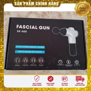 【SALE SHOCK - HÀNG CHÍNH HÃNG】 MÁY MASSAGE CẦM TAY KHÔNG DÂY - MÁY MASSAGE RUNG 6 CHẾ ĐỘ -  FASCIAL GUN SK-320