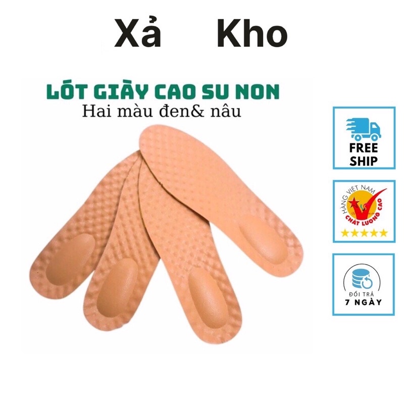 Lót giày tăng chiều cao thể thao nam nữ bơm cao su non Cao Cấp