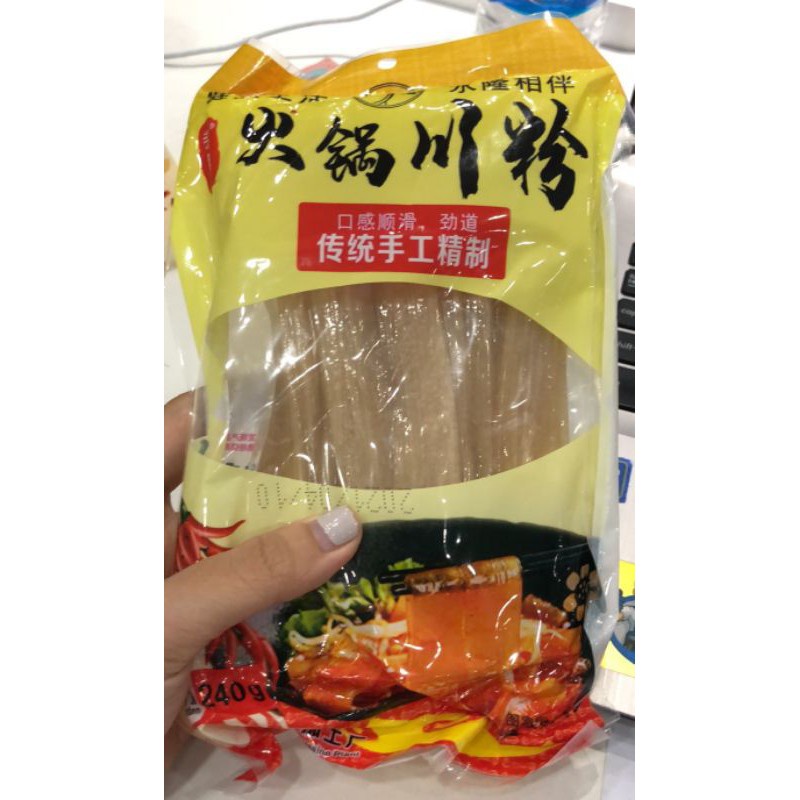 Miến dẹt thả lẩu Trùng Khánh (gói 240gr)