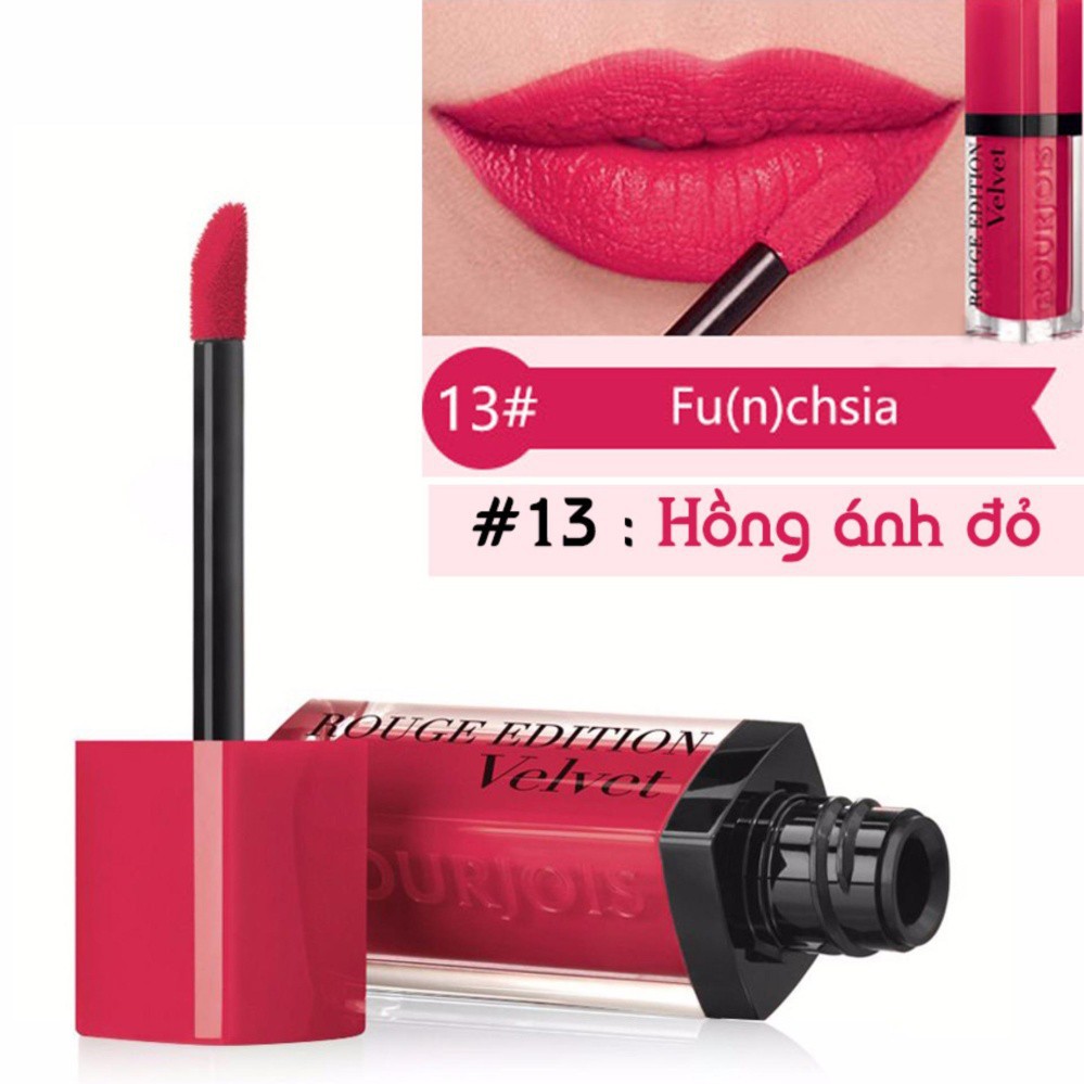 Son lì Bourjois Rouge Edition Velvet Fu(n)chsia 13