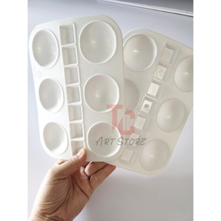Khay pha màu 13 Lỗ ( Lỗ Lớn 5cm ) 14x19cm