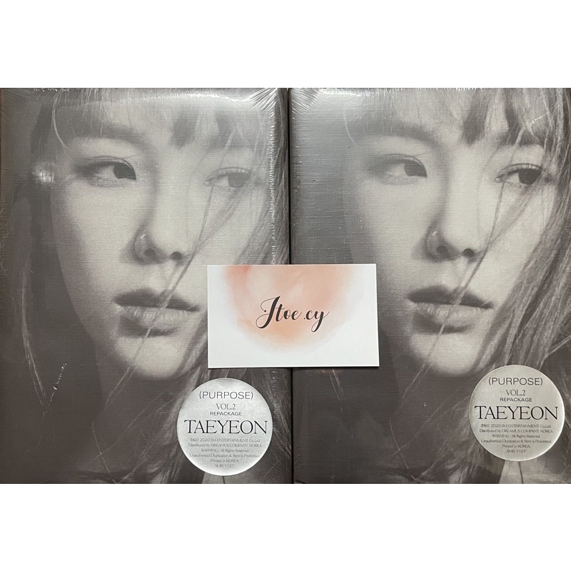 Có sẵn  TAEYEON - VOL.2 REPACKAGE [PURPOSE] nguyên seal