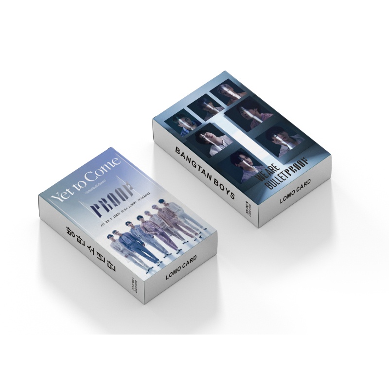 Set 55 Tấm Thẻ Ảnh Lomo Hoạ Tiết Nhóm Nhạc BTS 2022