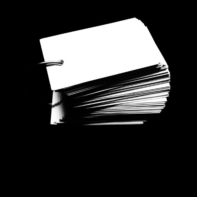 Combo 7 bộ flashcard gồm 200 tờ dập lỗ + 1 khoen