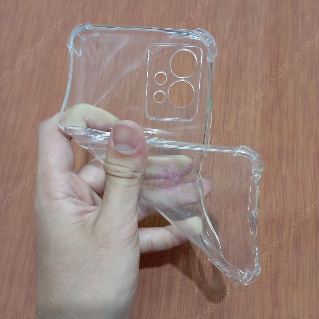 Ốp lưng Vivo Y55 5G / Y75 5G / T1 5G/ Y33S 5G loại dẻo đen TPU và loại dẻo trong chống sốc bảo vệ cam bền đẹp