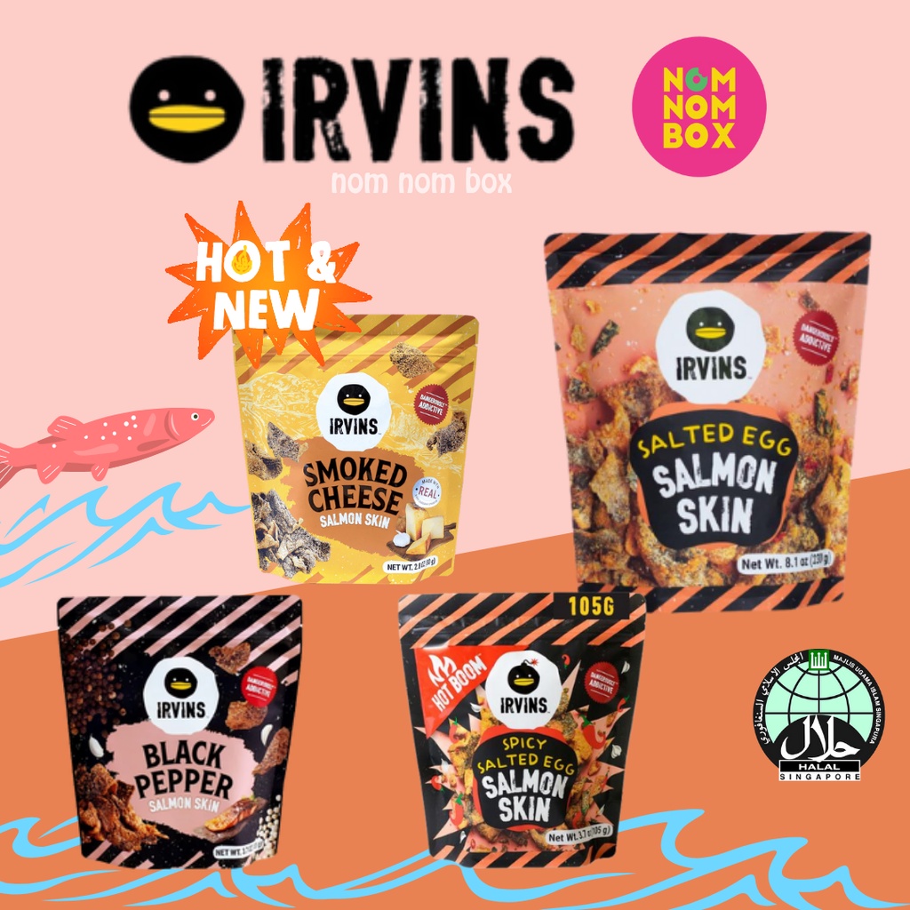 Da Cá Trứng Muối IRVINS - Salted Egg Fish Skin Da Cá Siêu Giòn Rụm