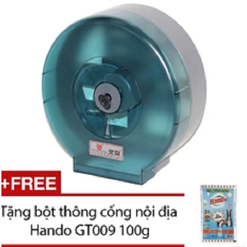 [Freeship] Bộ hộp đựng giấy vệ sinh cỡ lớn Tặng 1 gói bột thông cống 100g Hando