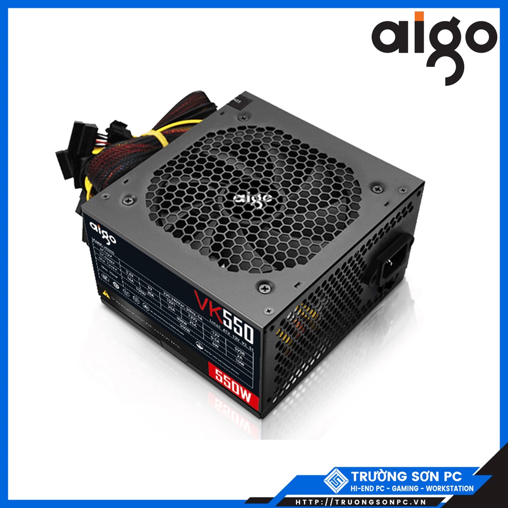 Nguồn ANTEC/ AIGO 350W 450W 500W Công Suất Thực Có Dây Nguồn Phụ