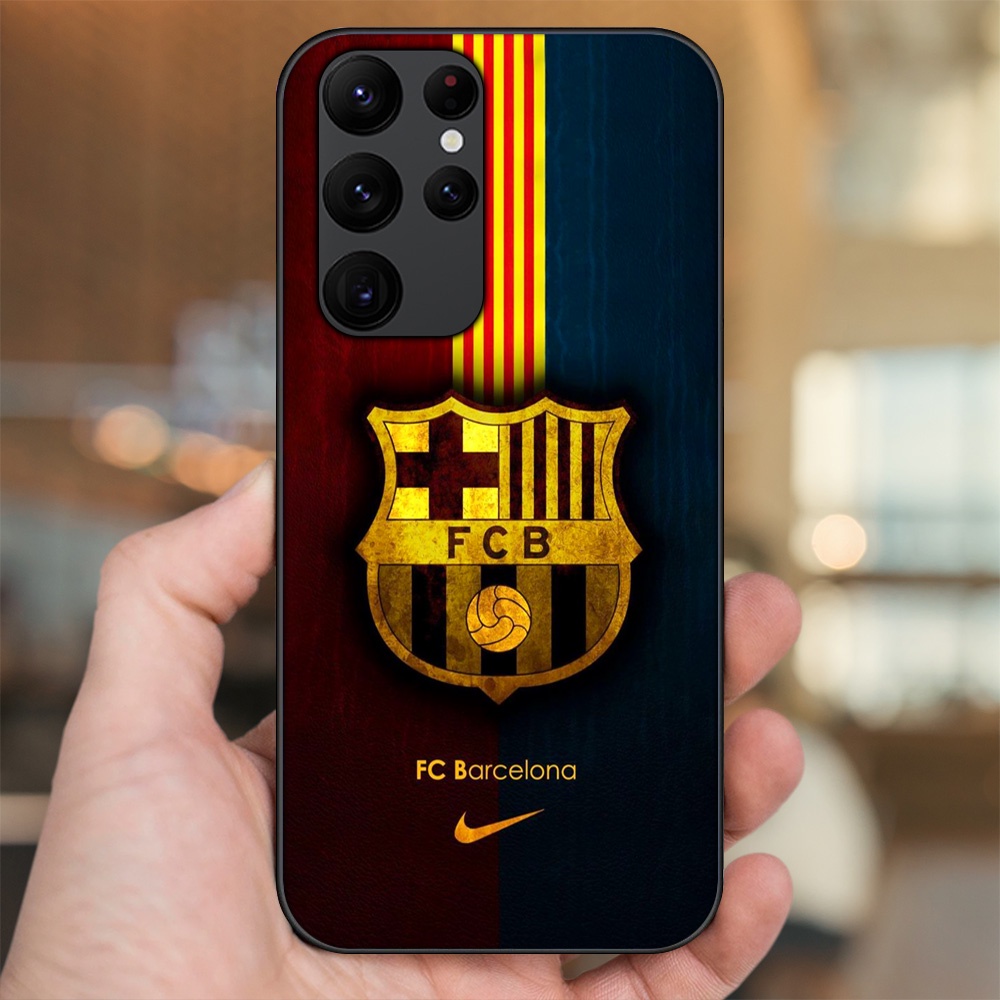 Ốp lưng Samsung S20 Ultra viền đen in hình Barcelona Barca