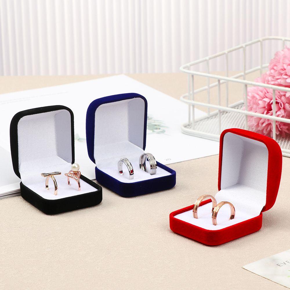 Hộp Đựng Trang Sức Bằng Nhung Sang Trọng|Hộp ĐựNg NhẫN Để BàN